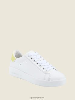 GUESS γυναίκες rockies ποπ αθλητικά παπούτσια με τακούνι ελεφαντόδοντο είδη υπόδησης J46DJ3368