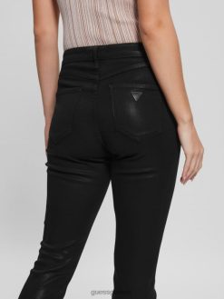 GUESS γυναίκες Skinny τζιν του 1981 με επικάλυψη jet black multi ενδύματα J46DJ246