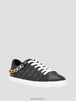 GUESS γυναίκες sneakers με καπιτονέ αλυσίδας reney μαύρος είδη υπόδησης J46DJ3356