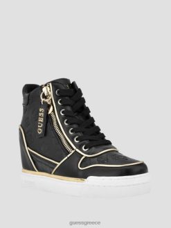 GUESS γυναίκες sneakers με λογότυπο fiora μαύρος είδη υπόδησης J46DJ3379