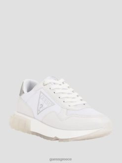 GUESS γυναίκες sneakers με λογότυπο melany side λευκό γκράφιτι είδη υπόδησης J46DJ3329