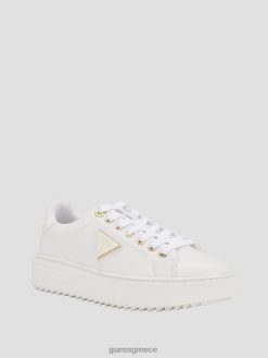 GUESS γυναίκες sneakers denesa χαμηλά άσπρο είδη υπόδησης J46DJ3347