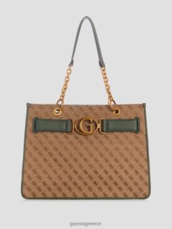 GUESS γυναίκες tote aviana latte/ελιά σακούλες J46DJ3109
