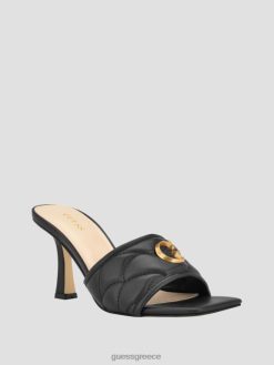 GUESS γυναίκες yana g logo με τακούνι mules μαύρος είδη υπόδησης J46DJ3426